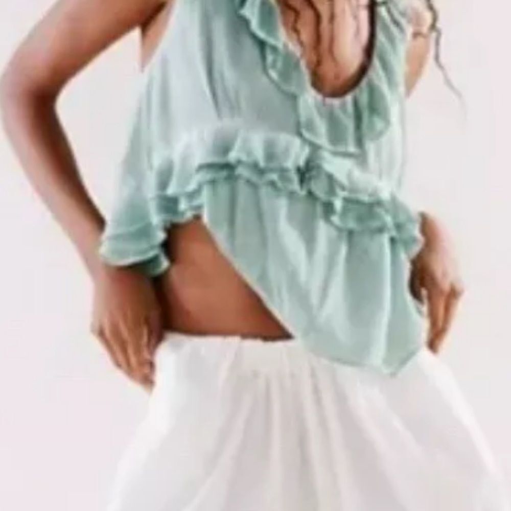 Free People If Only Set Skirt & Top flowy & featured in a crinkled tie dyed - Picture 3 of 11